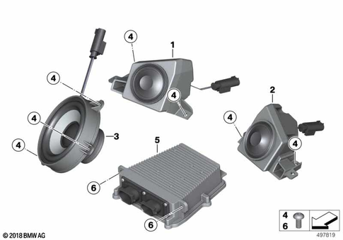 Loudspeaker for 2021 BMW-Motorrad K 1600 B #0