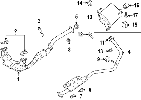 Exhaust Manifold for 2025 Subaru Forester #1