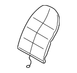 99652153100 - Body: Seat Back Pad for Porsche: 911, Boxster Image