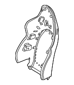 98652130311A03 - Body: Seat Back Panel for Porsche: 911 Image