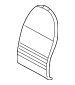99652115105C50 - Body: Seat Back Cover for Porsche: 911, Boxster Image