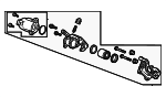 430173W0A00 - : Caliper Assembly for Acura Image