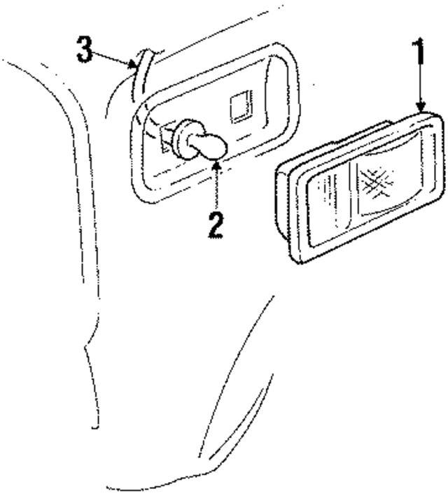915489 - Electrical: Side Marker Lamp for GM Image