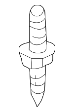N90614001 - Cooling System: Reservoir Tank Screw for Volkswagen: Cabrio, EuroVan, Golf, Jetta, Passat Image