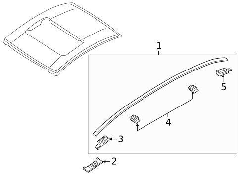 Exterior Trim - Roof for 2004 Mazda RX-8 #0