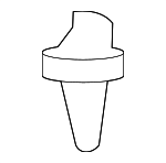 91513SJCA01 - Body: Upper Molding Clip for Honda: Ridgeline Image