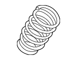 98134353180504 - Suspension: Coil Spring for Porsche: 718 Boxster, 718 Cayman, 718 Spyder, 911, Cayman Image