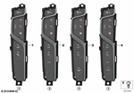 61318076642 - Vehicle Electrical System: Operating Unit, Center Console for BMW Image