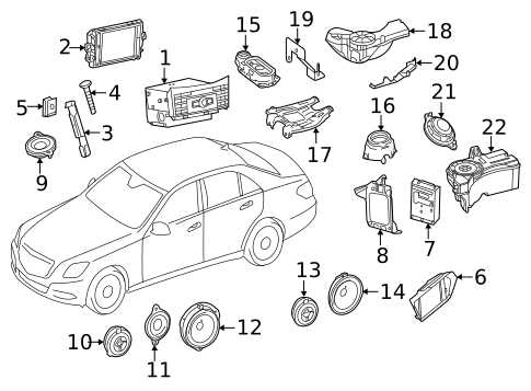 Sound System for 2025 Mercedes-Benz CLE300 #1