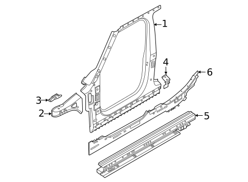 Hinge Pillar for 2025 Mini Countryman #0