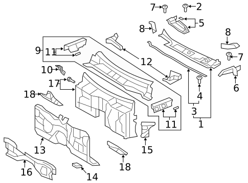 Cowl for 2013 Lexus LS600h #0