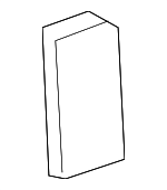 7512930010 - Body: Lift Gate Cushion for Scion: xB | Toyota: 4Runner, bZ4X, Corolla, Crown Signia, Land Cruiser, Mirai, Prius C, RAV4, RAV4 Prime, Venza, Yaris Image