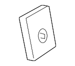 8H0845233 - Body: Door Glass Spacer for Audi: A4, A4 Quattro, RS4, S4 Image