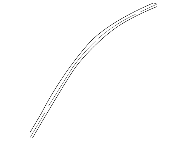 Front Passenger Side Door Window Upper Reveal Molding 23204996 | Shop ...
