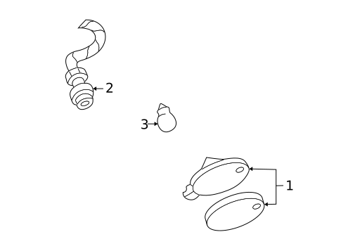 Bulbs - Chassis for 2005 Ford Taurus #2