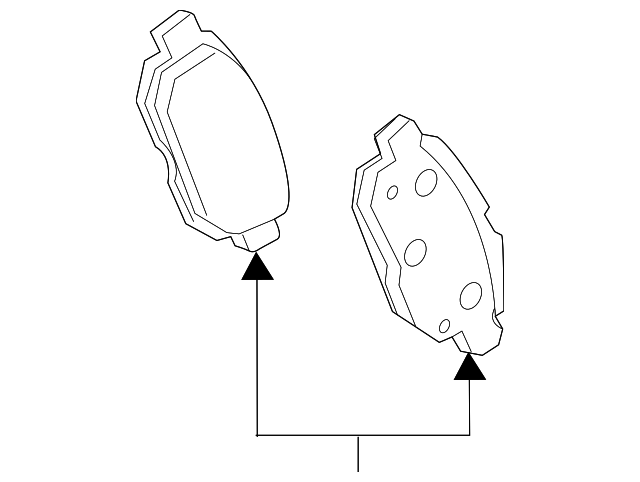 04466-76012 - Brake Pads Rear 2010-2018 Toyota | Longo