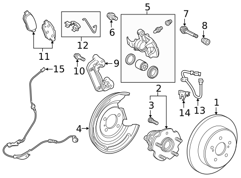 Brake Components for 2016 Scion iM #1
