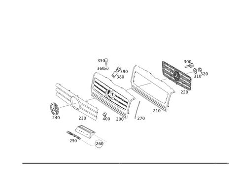 Radiator Grill for 2014 Mercedes-Benz G63 AMG #0