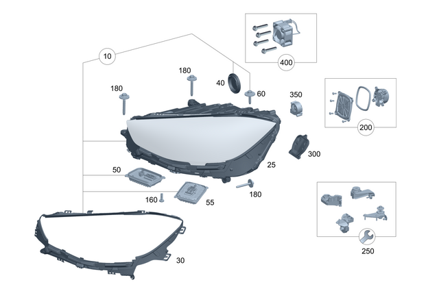 2239062104 - Electr. System: Lamp Unit for Mercedes-Benz Image image