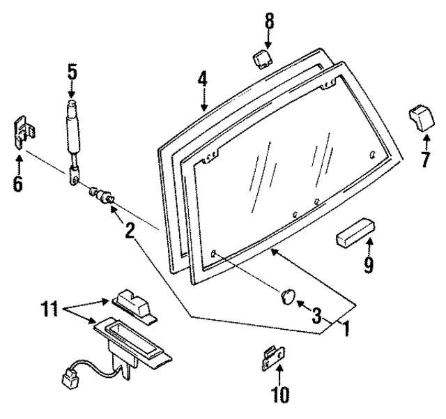 903320B020 - : Window Striker for Nissan: Quest Image