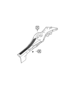 7KE98TX7AB - Interior Trim: Door Sill Molding, Right for Mopar Image