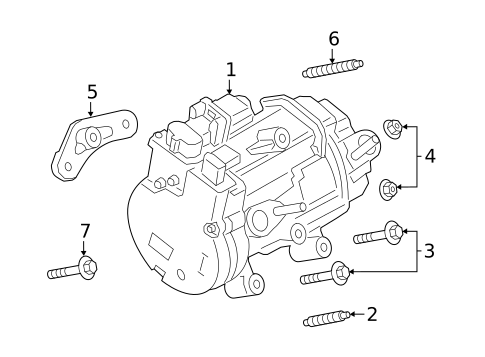 Condenser, Compressor & Lines for 2025 Lincoln Corsair #1