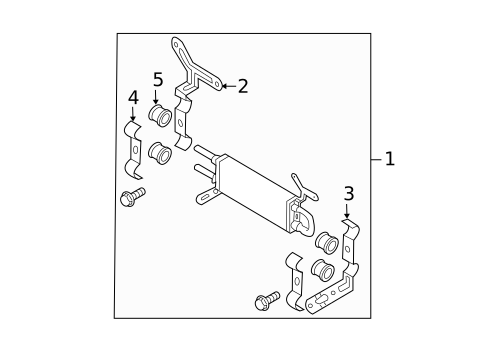 Power Steering Oil Cooler for 2006 INFINITI G35 #0