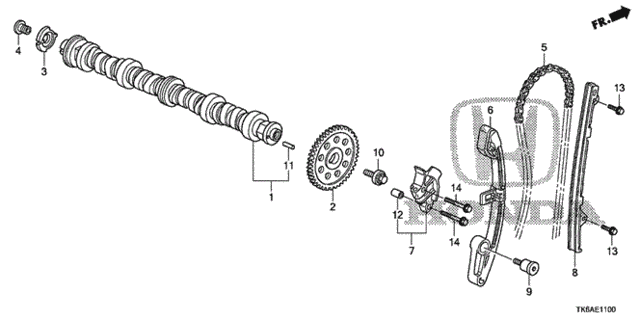 Camshaft - Cam Chain for 2013 Honda Fit #0