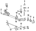 12351583 - Suspension: Axle for Buick: Skyhawk, Skylark, Somerset, Somerset Regal | Cadillac: Cimarron | Chevrolet: Cavalier, Corsica | Oldsmobile: Achieva, Calais, Cutlass Calais, Firenza | Pontiac: Grand Am, J2000 Sunbird, Sunbird Image image