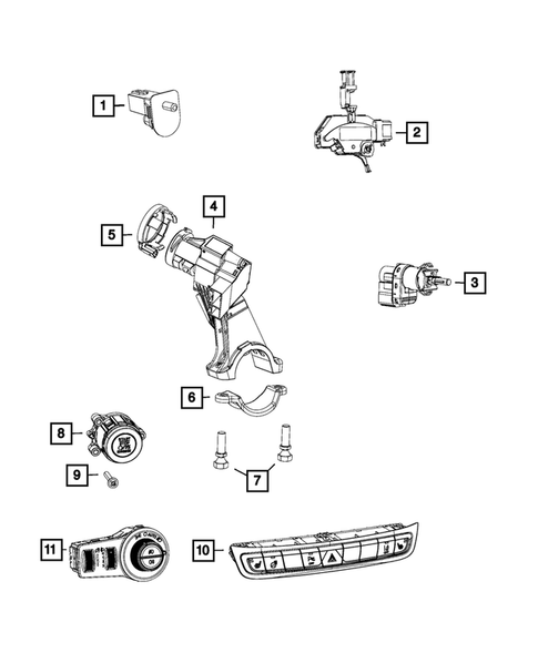 Switches for 2018 Jeep Renegade #0
