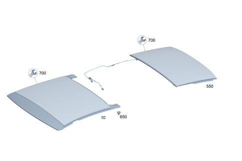 Panoramic Sunroof for 2022 Mercedes-Benz S500 #0