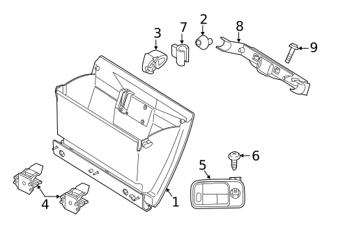 Glove Box for 2010 Ford Transit Connect #0