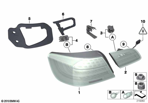 Rear Light for 2011 BMW M3 #0