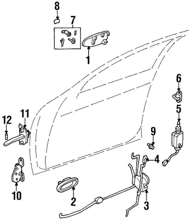 K20359310D - : Lock for Kia Image