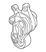 11287594969 - Cooling System: Belt Tensioner for BMW: 228i, 228i xDrive, 320i, 320i xDrive, 328i, 328i GT xDrive, 328i xDrive, 428i, 428i Gran Coupe, 428i xDrive, 428i xDrive Gran Coupe, 528i, 528i xDrive, M2, X1, X3, X4, Z4 Image