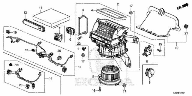 Heater Blower for 2019 Honda HR-V #0