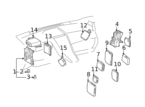 Tire Pressure Monitor Components for 2016 Lexus CT200h #1