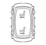 61319390521 - Body: Switch for BMW: 428i, 428i xDrive, 430i, 430i xDrive, 435i, 435i xDrive, 440i, 440i xDrive, 640i, 640i Gran Coupe, 640i xDrive, 640i xDrive Gran Coupe, 650i, 650i Gran Coupe, 650i xDrive, 650i xDrive Gran Coupe, M4, M6, M6 Gran Coupe Image