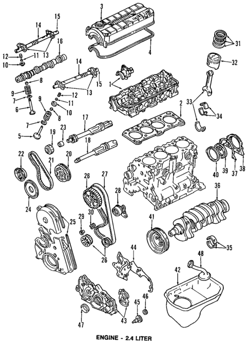 Engine Parts for 1992 Mitsubishi Expo #0