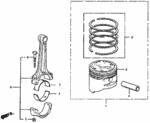 13111HN2000 - Engine: PIN, PISTON for Honda Image