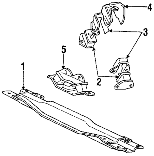 MB006605 - Engine: Front Mount for Mopar Image