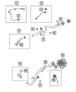 68091427AA - Fuel: Fuel Filler Hose for Chrysler: 200 | Dodge: Dart | Jeep: Cherokee Image
