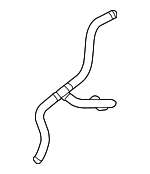 8E0121030A - Belts &amp; Cooling: Engine Coolant Overflow Hose for Audi Image