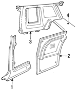 E4AZ66281A74A3D - Body: Cover for Ford Image