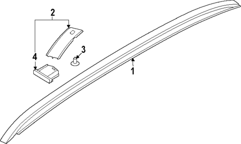 Exterior Trim - Roof for 2024 Genesis GV60 #0