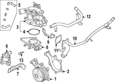 Water Pump for 2025 INFINITI QX80 #0
