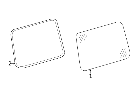 Glass & Hardware for 2003 Mercedes-Benz G500 #0