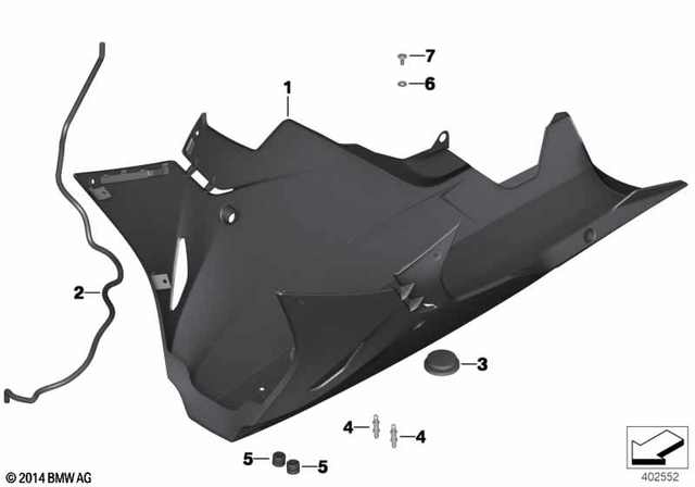 16117718574 - Design: Fuel Hose - 296Mm for BMW-Motorrad Image