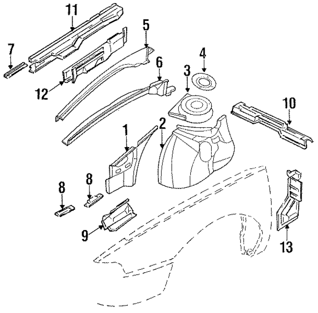 4580665 - Body: Front Panel for Mopar Image