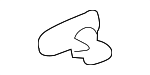 909130233 - Body: Lower Seal Clip for Subaru Image